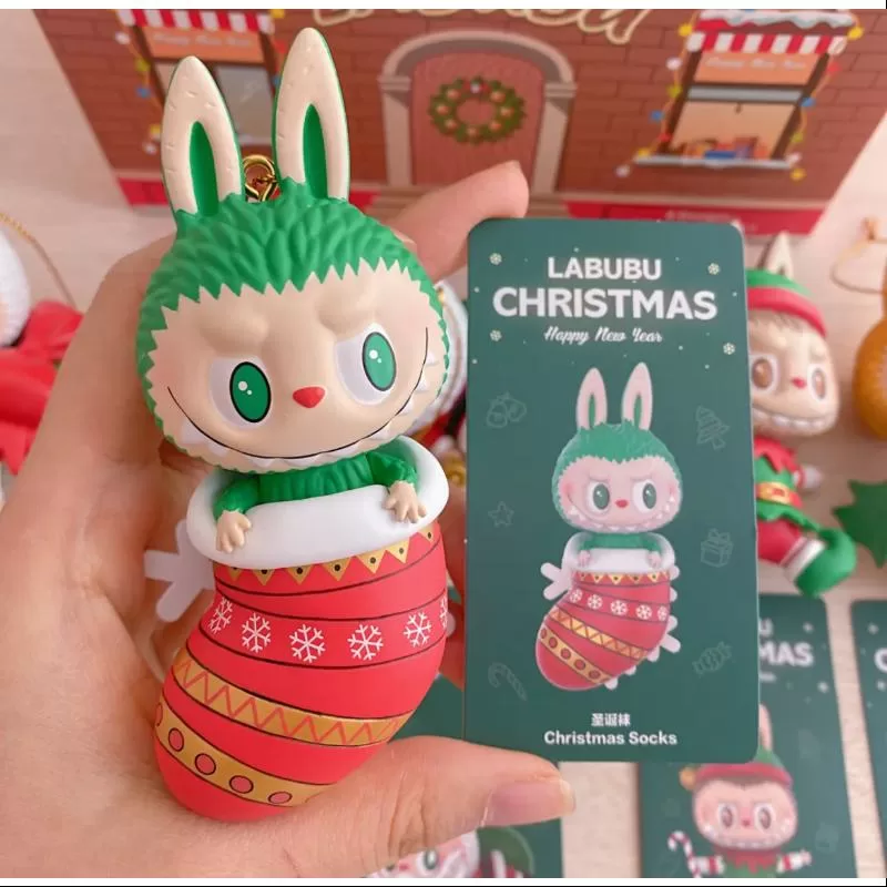 Calcetines navideños de la serie Labubu The Monsters Christmas 2020
