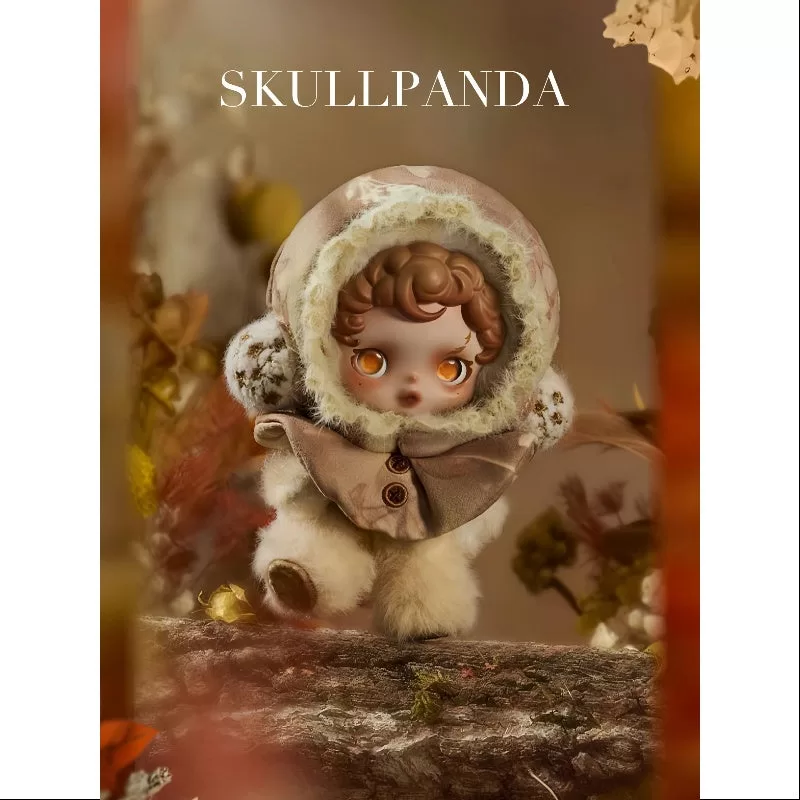 Colgante de felpa de vinilo Skullpanda L’impressionnisme Series Ámbar