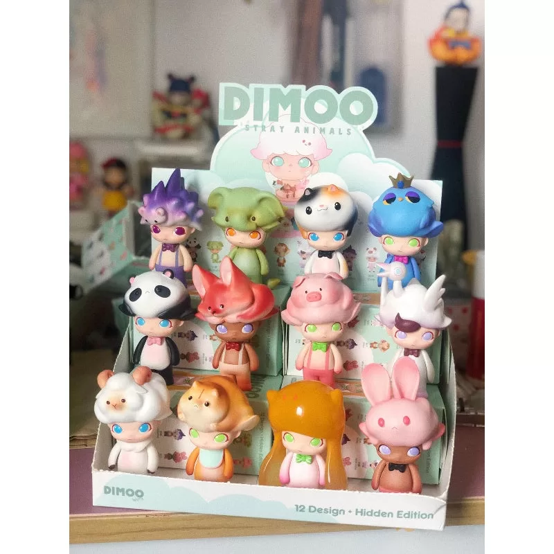 DIMOO Stray Animals Series Conjunto completo abierto