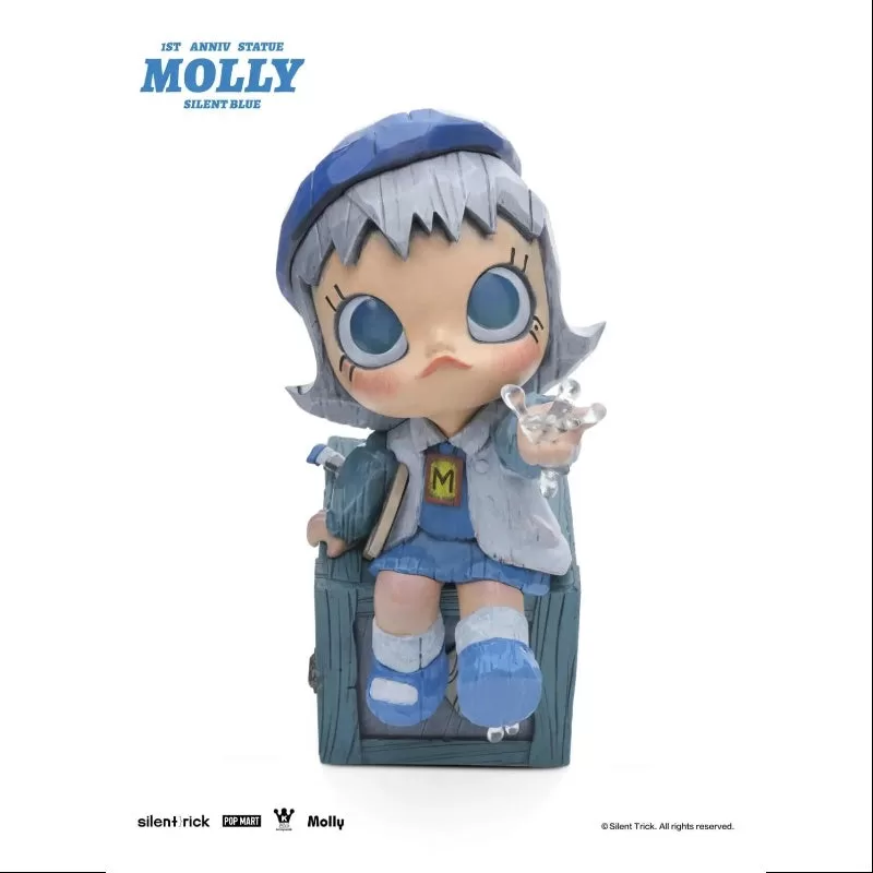 Estatua del 1.er aniversario de Molly x Silent Trick, Silent Blue, edición limitada de 2024