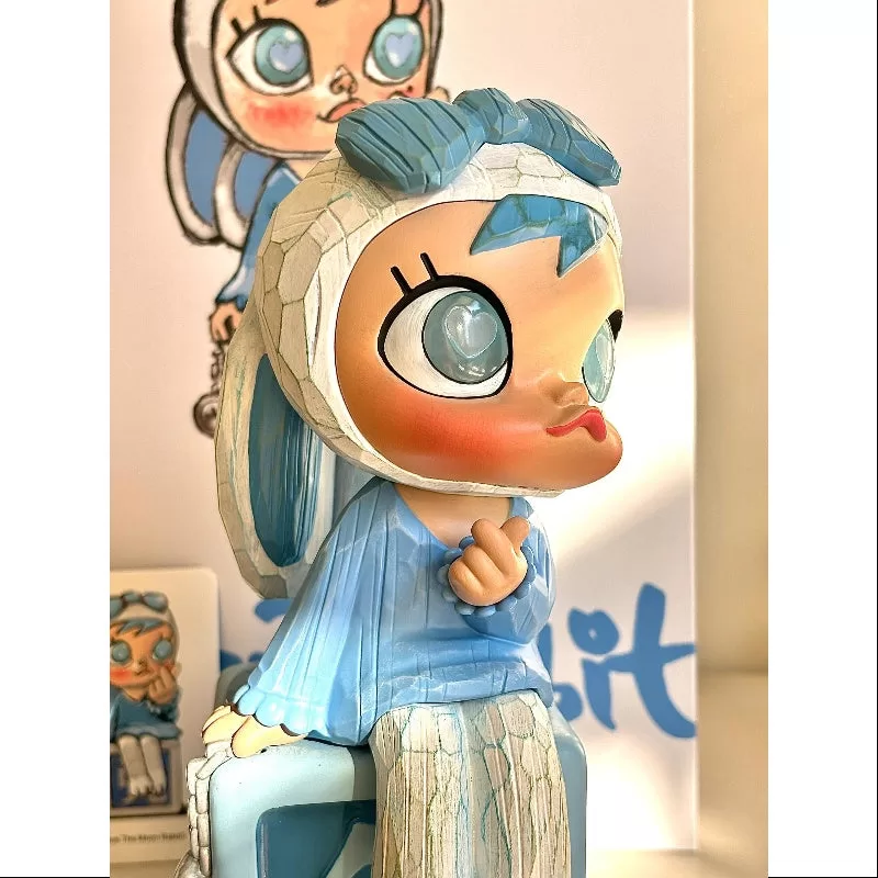 Estatua del 17.º aniversario de MOLLY x Silent Trick The Moon Rabbit Blue 2023 LIMITADA Estatua del 17.º aniversario de MOLLY x Silent Trick The Moon Rabbit Blue 2023 LIMITADA