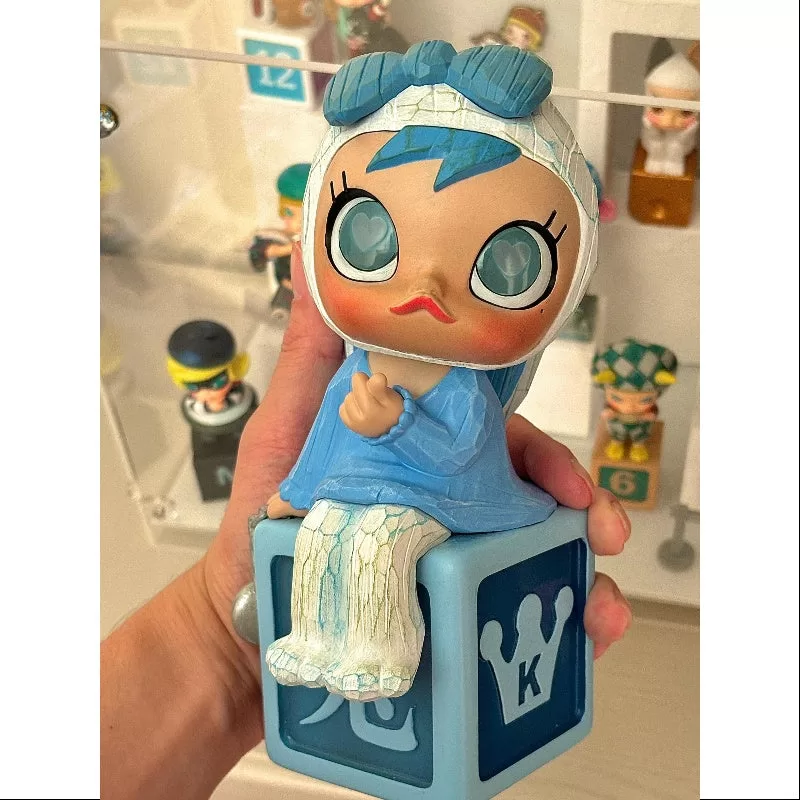 Estatua del 17.º aniversario de MOLLY x Silent Trick The Moon Rabbit Blue 2023 LIMITADA Estatua del 17.º aniversario de MOLLY x Silent Trick The Moon Rabbit Blue 2023 LIMITADA