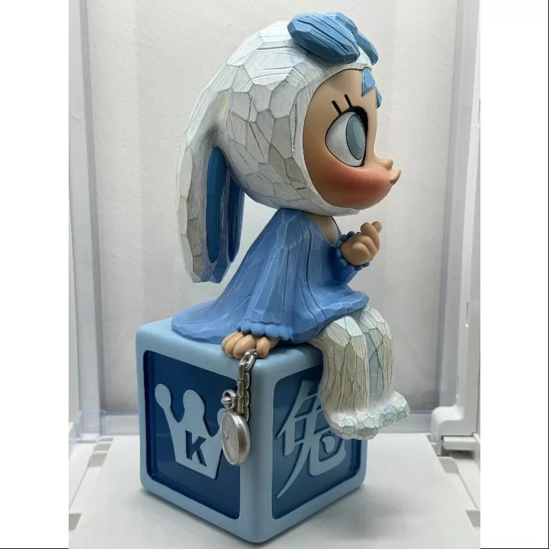 Estatua del 17.º aniversario de MOLLY x Silent Trick The Moon Rabbit Blue 2023 LIMITADA Estatua del 17.º aniversario de MOLLY x Silent Trick The Moon Rabbit Blue 2023 LIMITADA