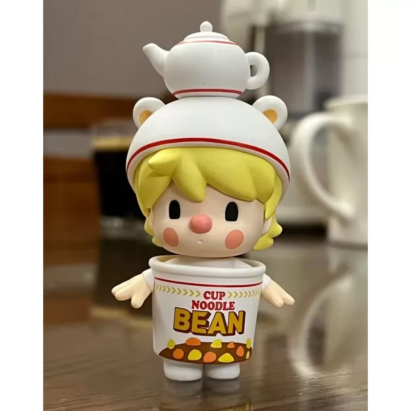 Fideos en taza de la serie supermercado de frijoles dulces