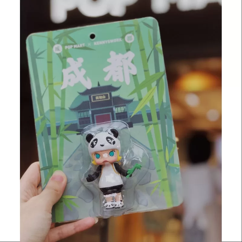 Figura de MOLLY Panda Chengdu Edición limitada 2020 Figura de MOLLY Panda Chengdu Edición limitada 2020