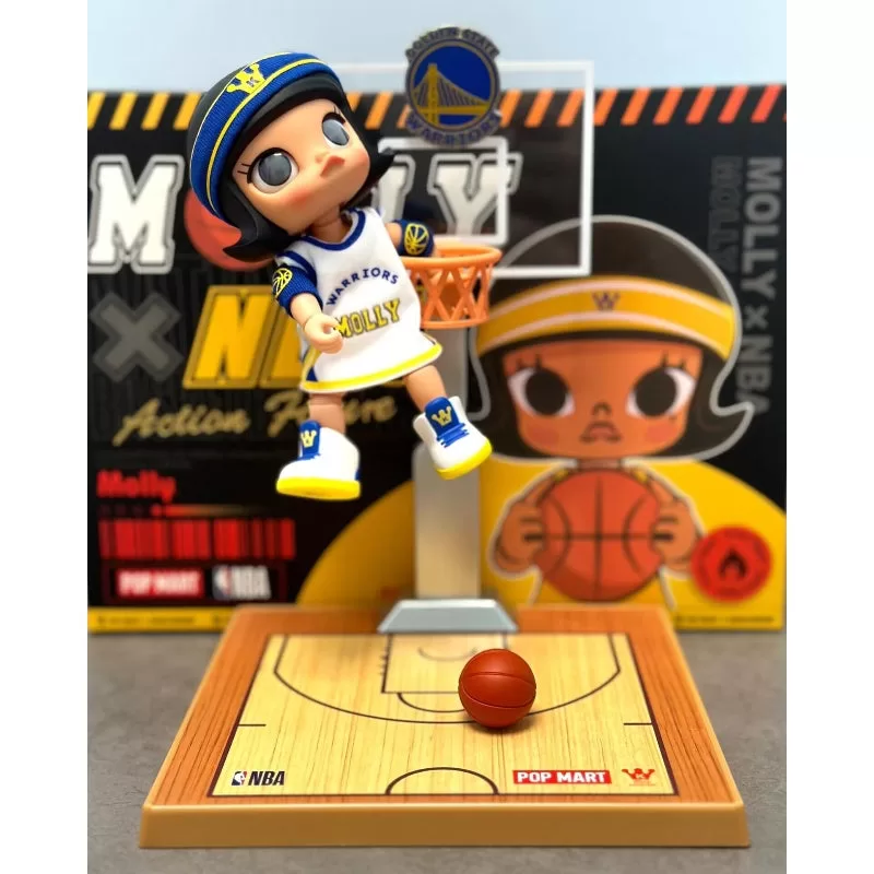 Figura de acción de MOLLY x NBA Warriors Figura de acción de MOLLY x NBA Warriors