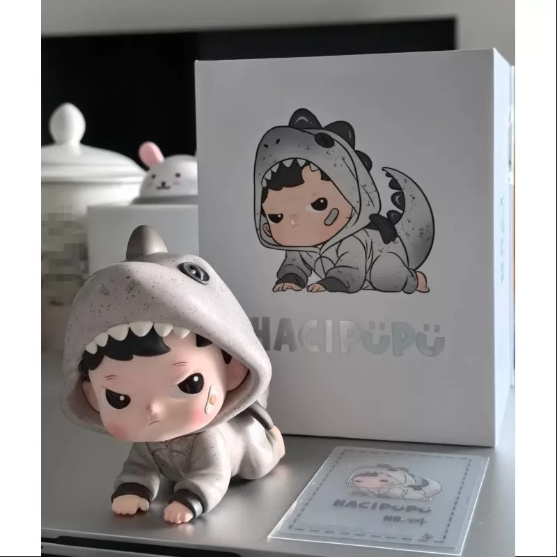 Figura de dinosaurio pijama Hacipupu, juguete artístico, edición limitada 2024
