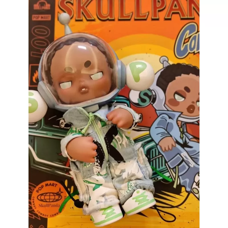 Figura de edición limitada de Skullpanda OOTD Cowboy Figura de edición limitada de Skullpanda OOTD Cowboy