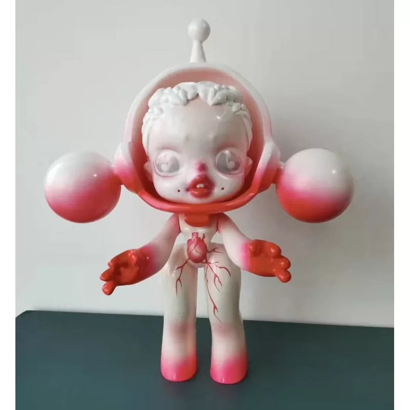 Figura de edición limitada de Skullpanda Red Dream Heart Baby