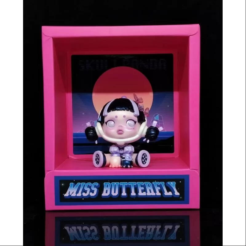 Figura de juguete artístico Skullpanda MISS BUTTERFLY Edición limitada