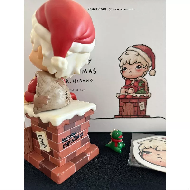 Figura de juguete artístico de Hirono Feliz Navidad Sr. Hirono 2023 LIMITADA Figura de juguete artístico de Hirono Feliz Navidad Sr. Hirono 2023 LIMITADA