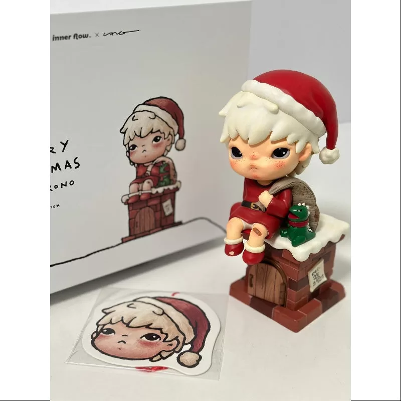Figura de juguete artístico de Hirono Feliz Navidad Sr. Hirono 2023 LIMITADA Figura de juguete artístico de Hirono Feliz Navidad Sr. Hirono 2023 LIMITADA