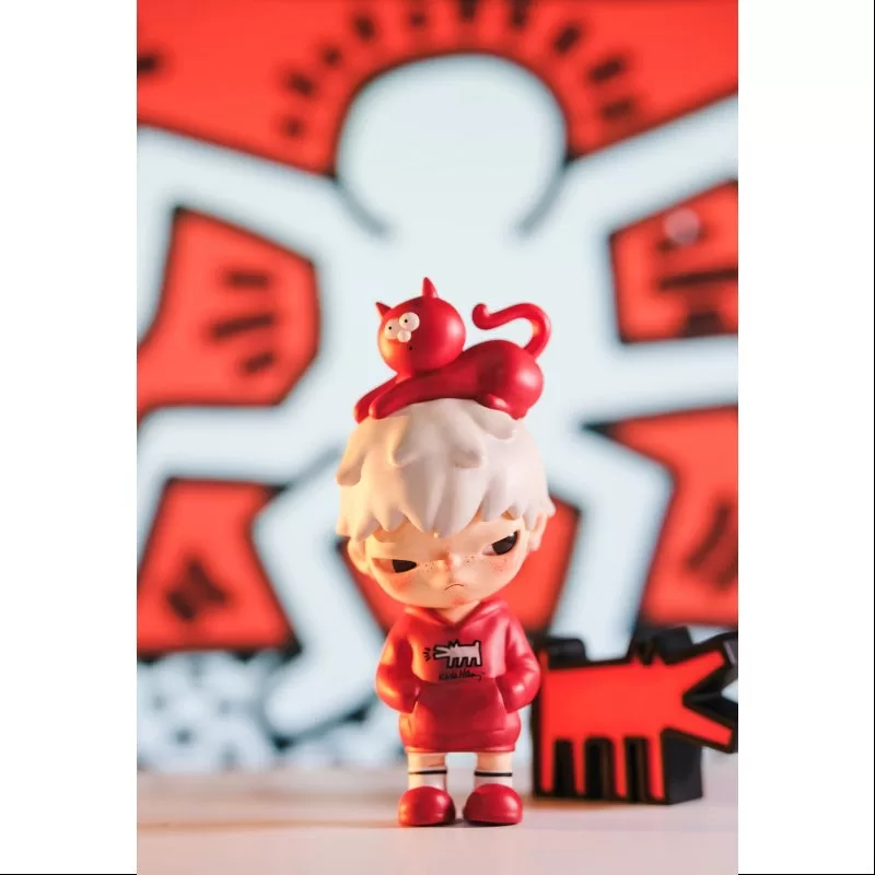 Figura de juguete artístico de Hirono x Keith Haring 2024 LIMITADA Figura de juguete artístico de Hirono x Keith Haring 2024 LIMITADA