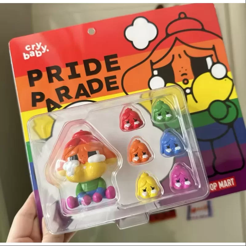Figura de juguete artístico del desfile del orgullo Crybaby 2024 LIMITADA