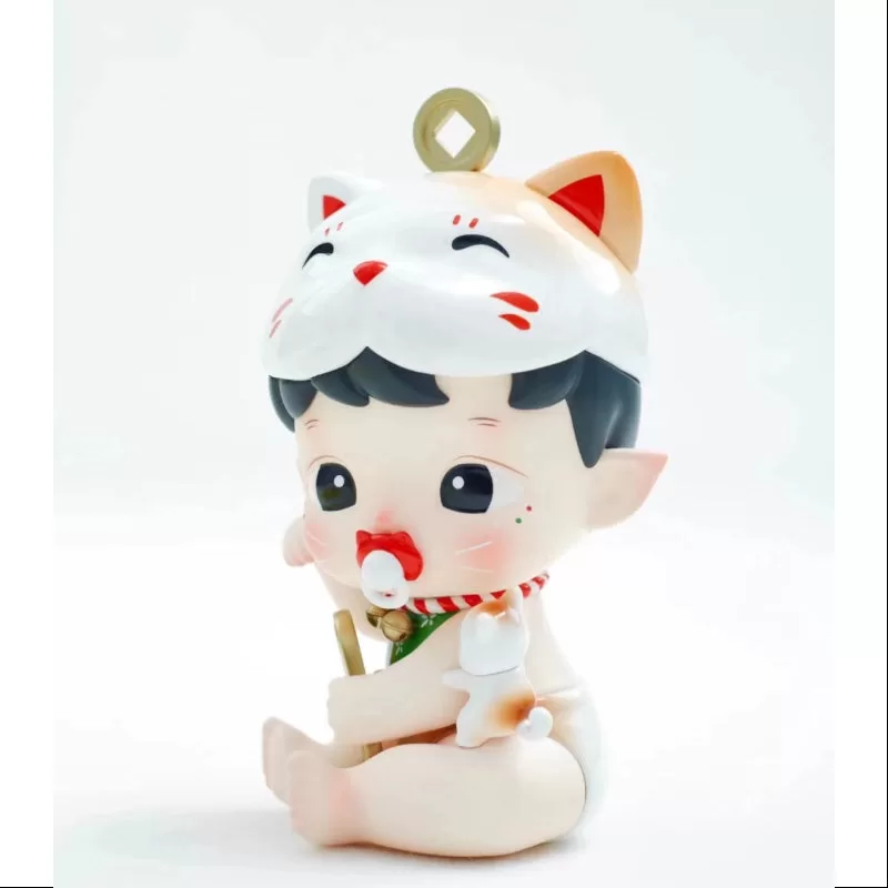 Figura de juguete de arte Hacipupu Lucky Cat, edición especial, edición limitada de 2023 Figura de juguete de arte Hacipupu Lucky Cat, edición especial, edición limitada de 2023