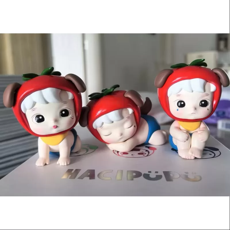 Figura de juguete de arte de los tres cachorros de Hacipupu (edición limitada de 2024) Figura de juguete de arte de los tres cachorros de Hacipupu (edición limitada de 2024)