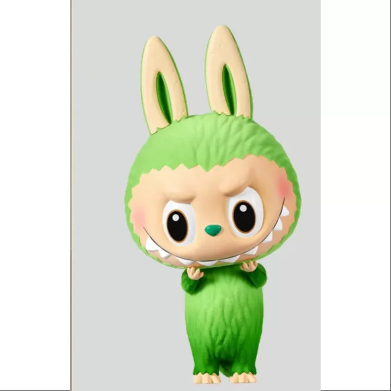 Figura de peluche verde musgo de Labubu The Monsters Zimomo (2024 PTS) Figura de peluche verde musgo de Labubu The Monsters Zimomo (2024 PTS)