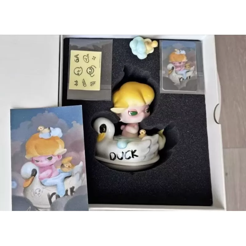 Figura limitada DIMOO Graffiti Duck Blanca Figura limitada DIMOO Graffiti Duck Blanca