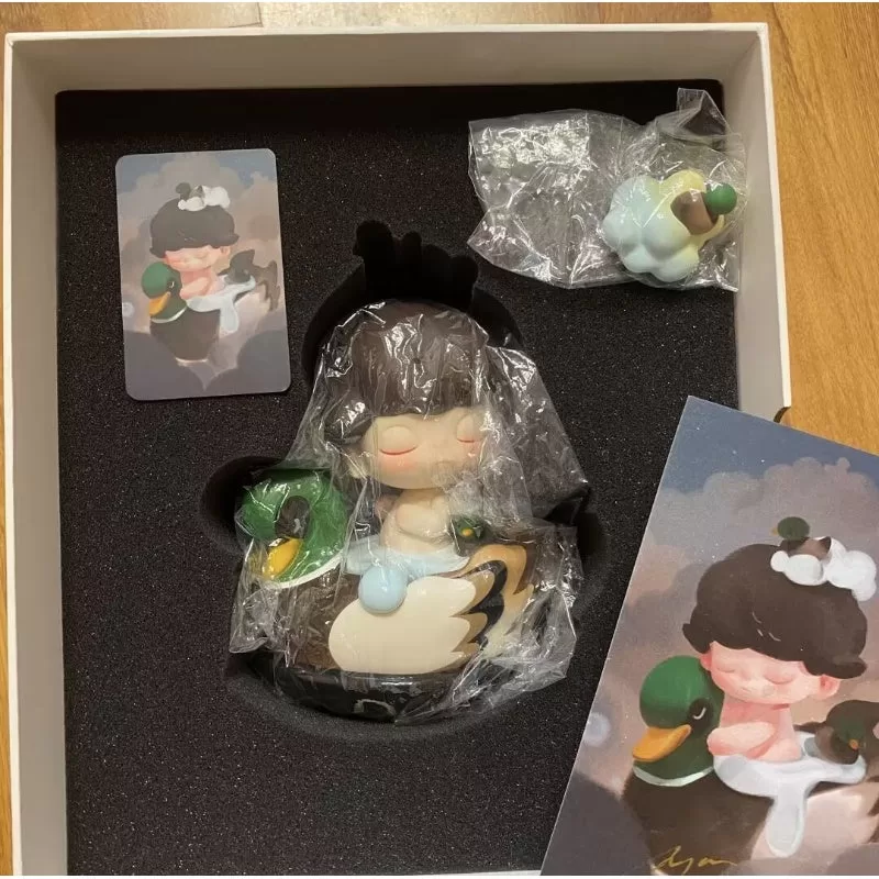 Figura limitada DIMOO Graffiti Duck Verde