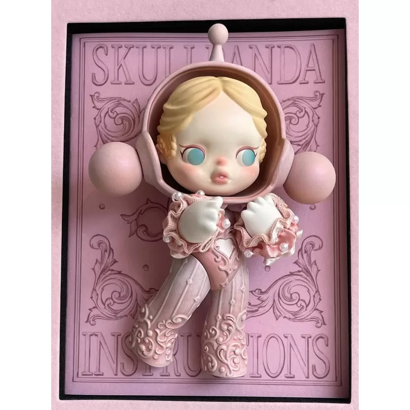 Figura limitada de Skullpanda Baby Curly Flower Figura limitada de Skullpanda Baby Curly Flower