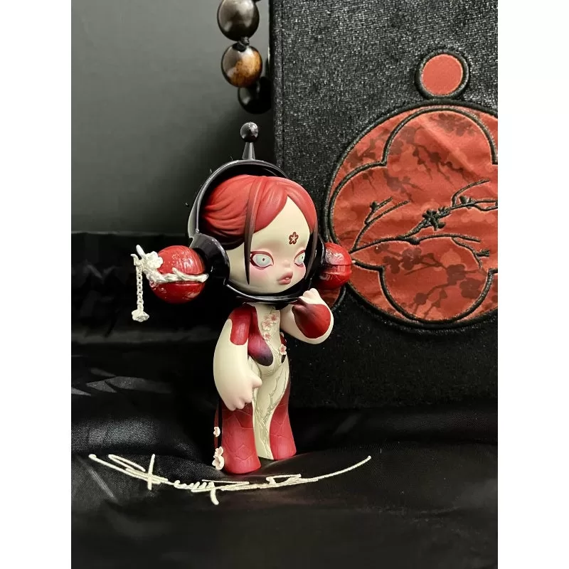 Figura limitada de Skullpanda Baby Plum Secret Burning Frost Figura limitada de Skullpanda Baby Plum Secret Burning Frost