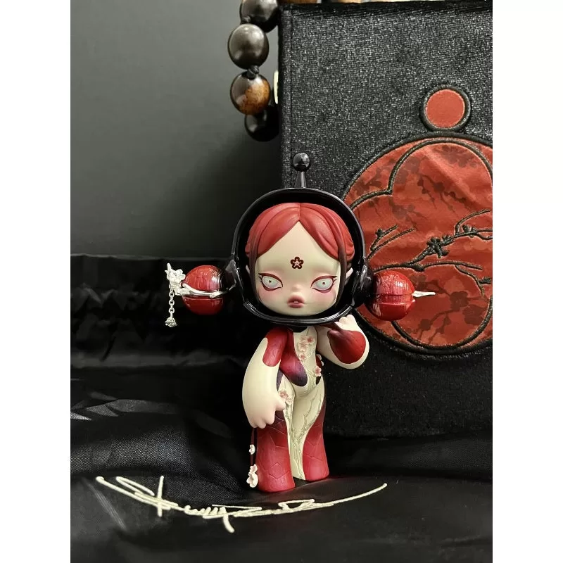 Figura limitada de Skullpanda Baby Plum Secret Burning Frost Figura limitada de Skullpanda Baby Plum Secret Burning Frost