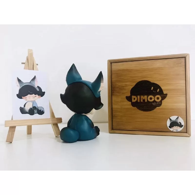 Figura limitada de cachorro de lobo DIMOO Figura limitada de cachorro de lobo DIMOO