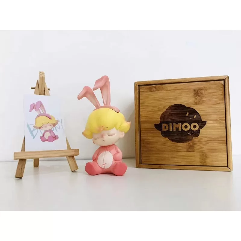 Figura limitada de conejo pijama DIMOO