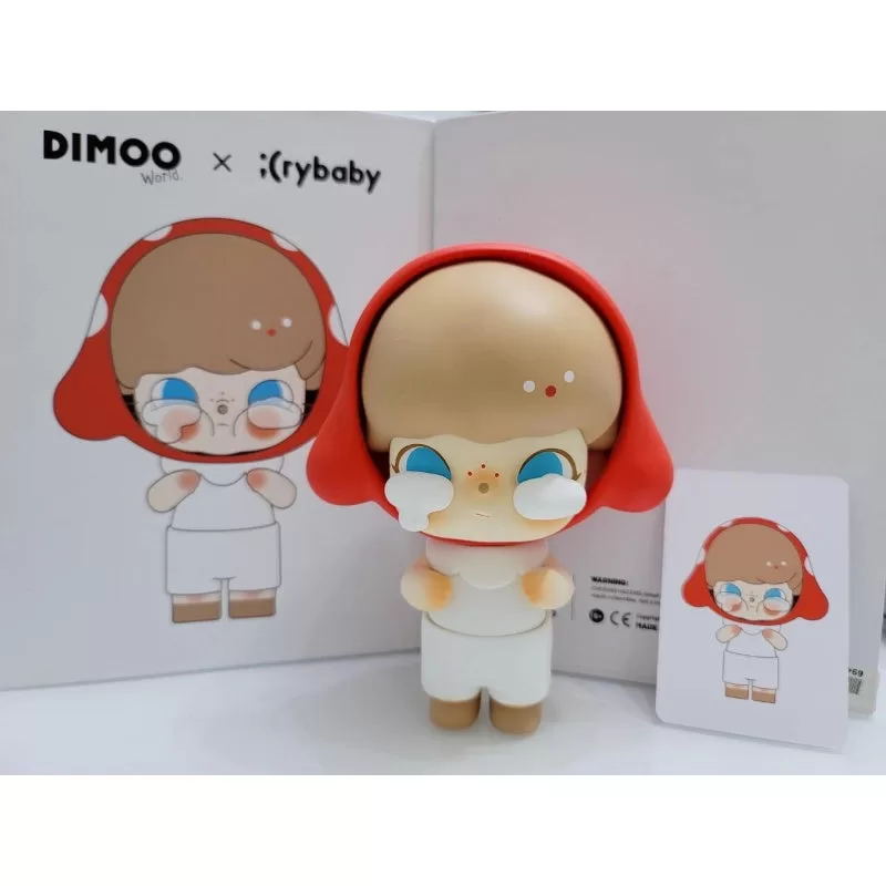 Figura limitada de hongo pequeño DIMOO x Crybaby