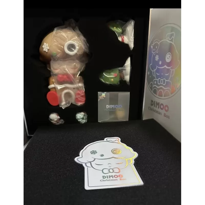 Figura limitada de la caja navideña de DIMOO Figura limitada de la caja navideña de DIMOO