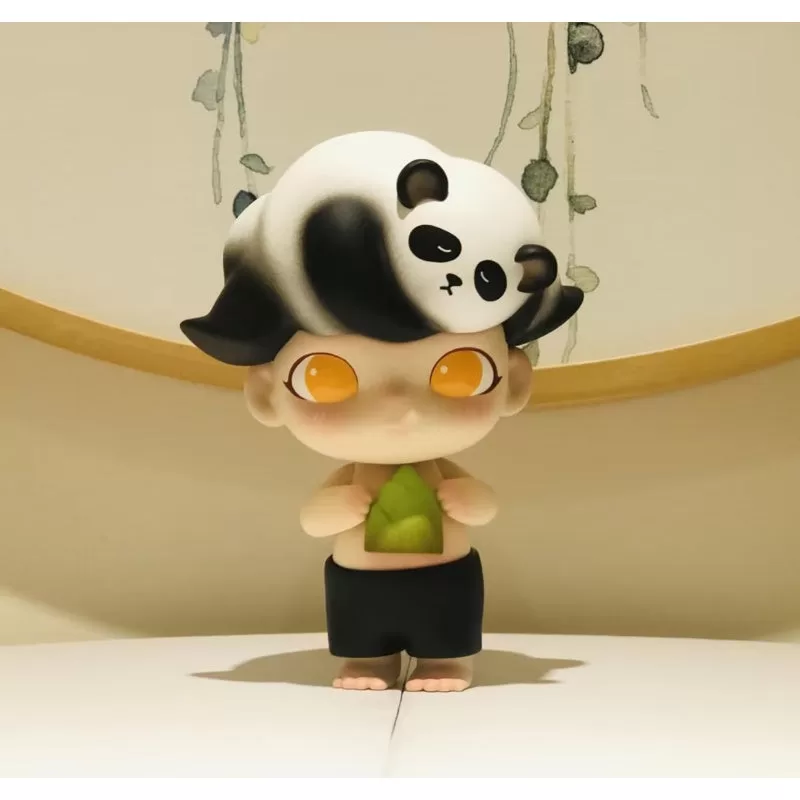 Figura limitada del panda de brotes de bambú de DIMOO Figura limitada del panda de brotes de bambú de DIMOO