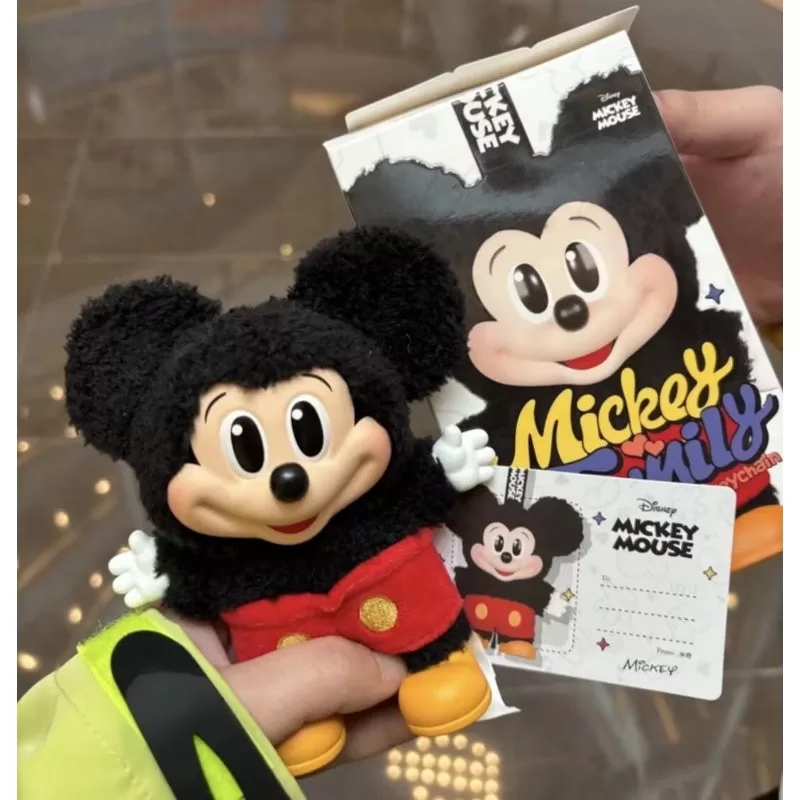 Figuras de la serie de llaveros Mickey Family Cute Together Mickey