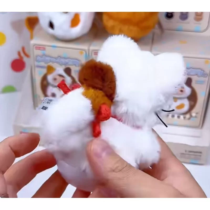Gato de la suerte secreto de peluche de vinilo de la serie Roly Poly Kitty de PUCKY Gato de la suerte secreto de peluche de vinilo de la serie Roly Poly Kitty de PUCKY