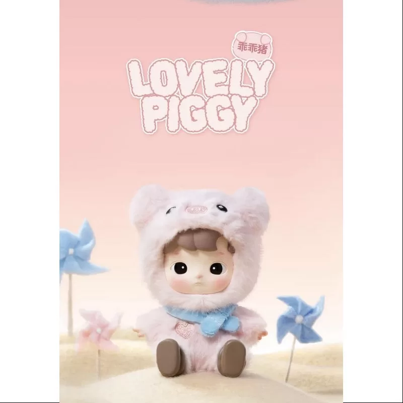 Hacipupu Snuggle With You Series Peluche de vinilo Cerdito encantador