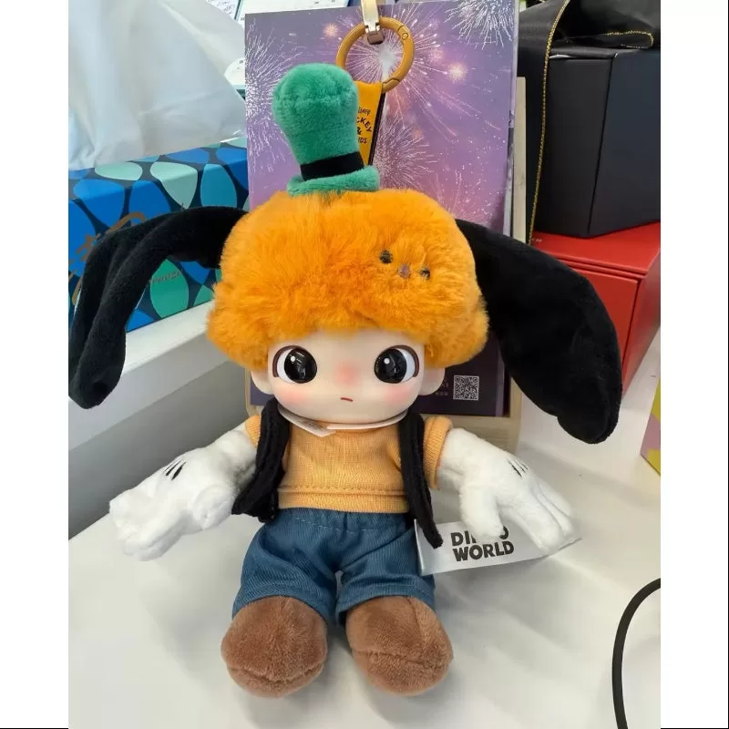 Juego completo de llaveros de peluche de vinilo DIMOO x Disney Series abierto Juego completo de llaveros de peluche de vinilo DIMOO x Disney Series abierto