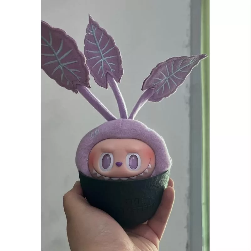 Labubu LOS MONSTRUOS PLANTAS TRAVIESAS Serie de caras de vinilo Alocasia Polly