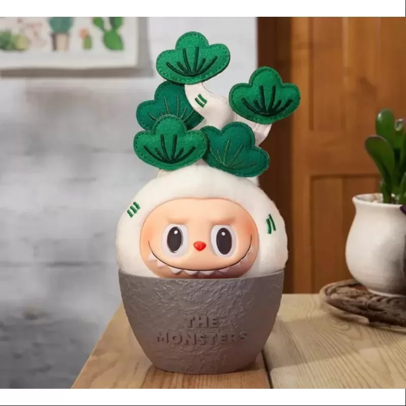 Labubu LOS MONSTRUOS PLANTAS TRAVIESAS Serie de caras de vinilo SECRETO Pino