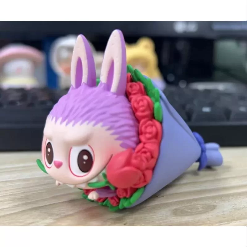 Labubu Los Monstruos Elfos de las Flores Serie Rose Labubu
