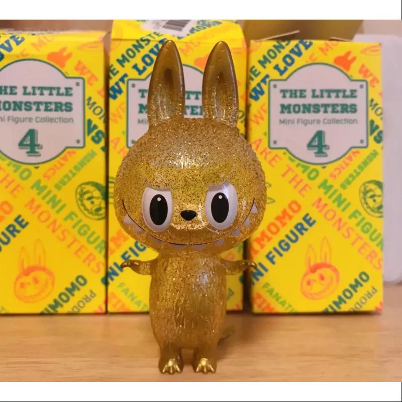Labubu Los Monstruos Los Pequeños Monstruos Zimomo Serie 4 Goud