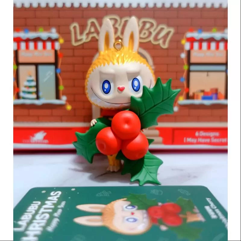 Labubu Los Monstruos Serie Navideña 2020 Cereza Navideña