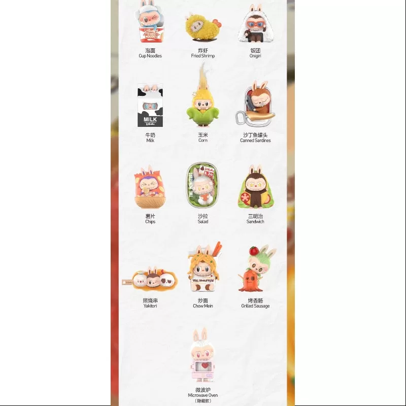 Labubu The Monsters Wacky Mart Series Conjunto completo nuevo con plástico