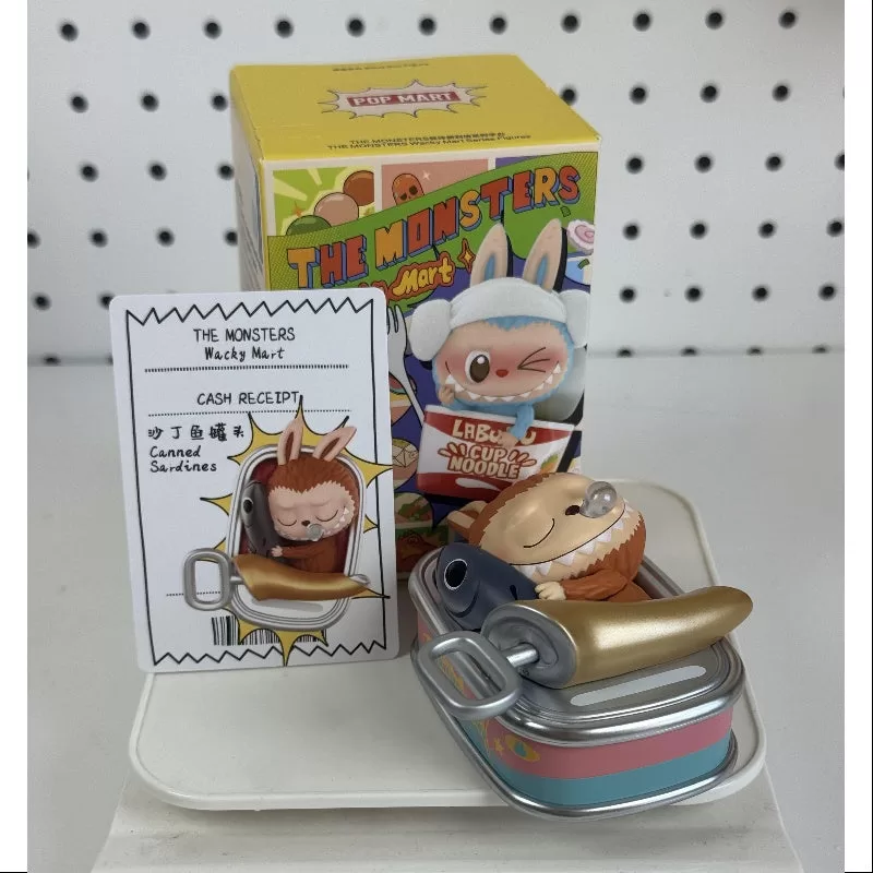 Labubu The Monsters Wacky Mart Series Sardinas enlatadas