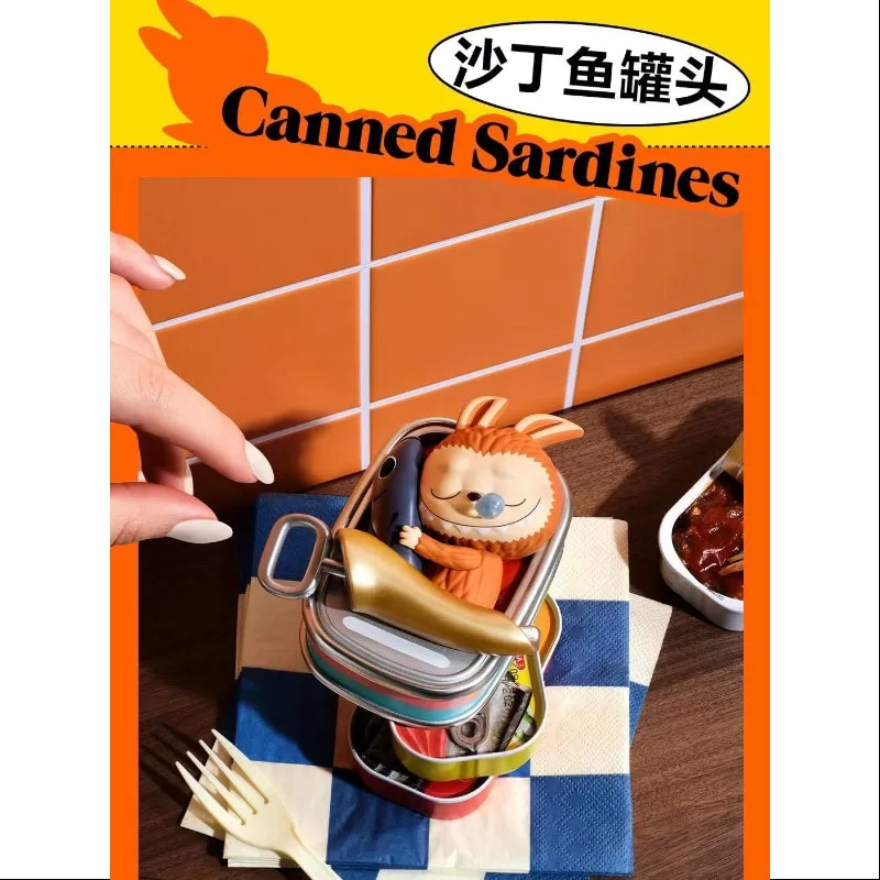 Labubu The Monsters Wacky Mart Series Sardinas enlatadas Labubu The Monsters Wacky Mart Series Sardinas enlatadas
