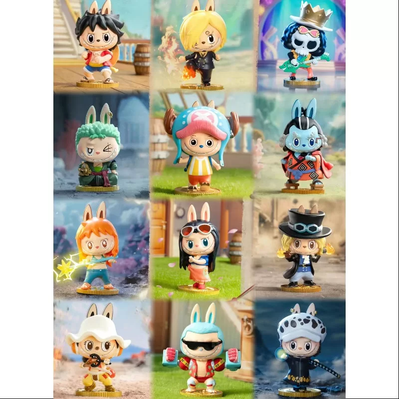 Labubu The Monsters X One Piece Series Conjunto completo nuevo con plástico Labubu The Monsters X One Piece Series Conjunto completo nuevo con plástico