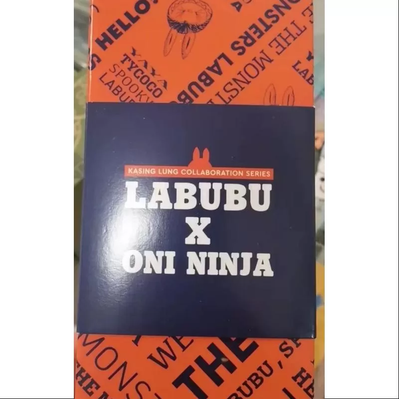 Labubu The Monsters X Oni Ninja Black Golden LIMITADO Labubu The Monsters X Oni Ninja Black Golden LIMITADO