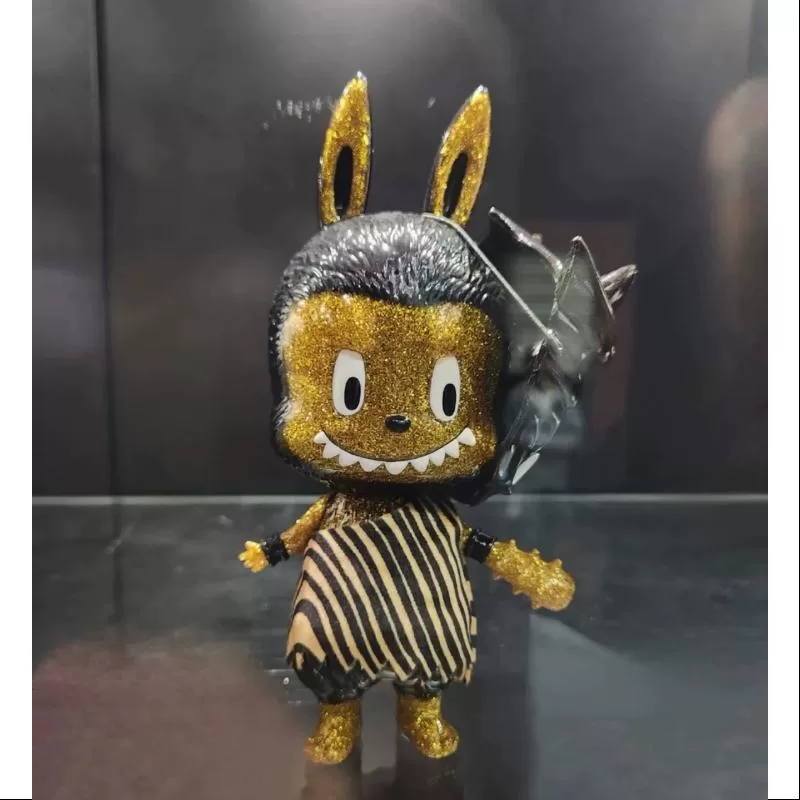Labubu The Monsters X Oni Ninja Black Golden LIMITADO Labubu The Monsters X Oni Ninja Black Golden LIMITADO