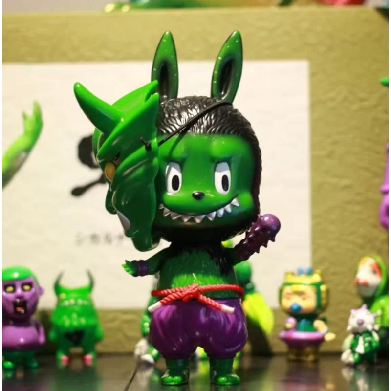 Labubu The Monsters X Oni Ninja Green 2019 LIMITADO Labubu The Monsters X Oni Ninja Green 2019 LIMITADO