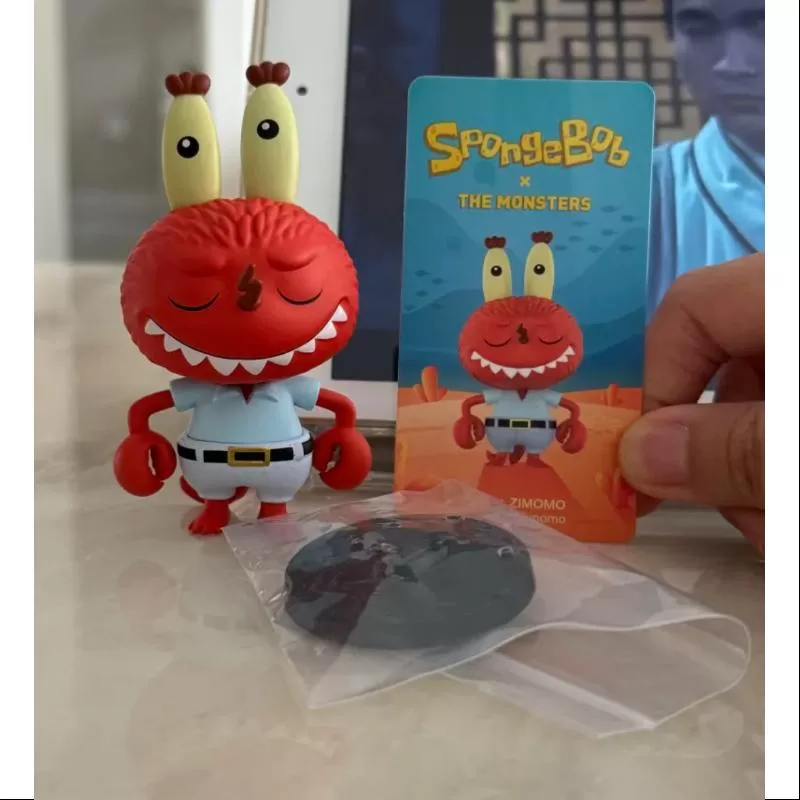 Labubu The Monsters x Bob Esponja Set completo abierto Labubu The Monsters x Bob Esponja Set completo abierto