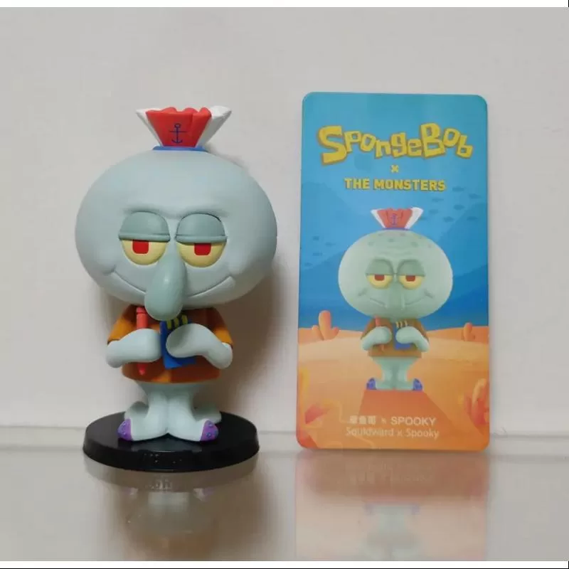 Labubu The Monsters x Bob Esponja Set completo abierto Labubu The Monsters x Bob Esponja Set completo abierto
