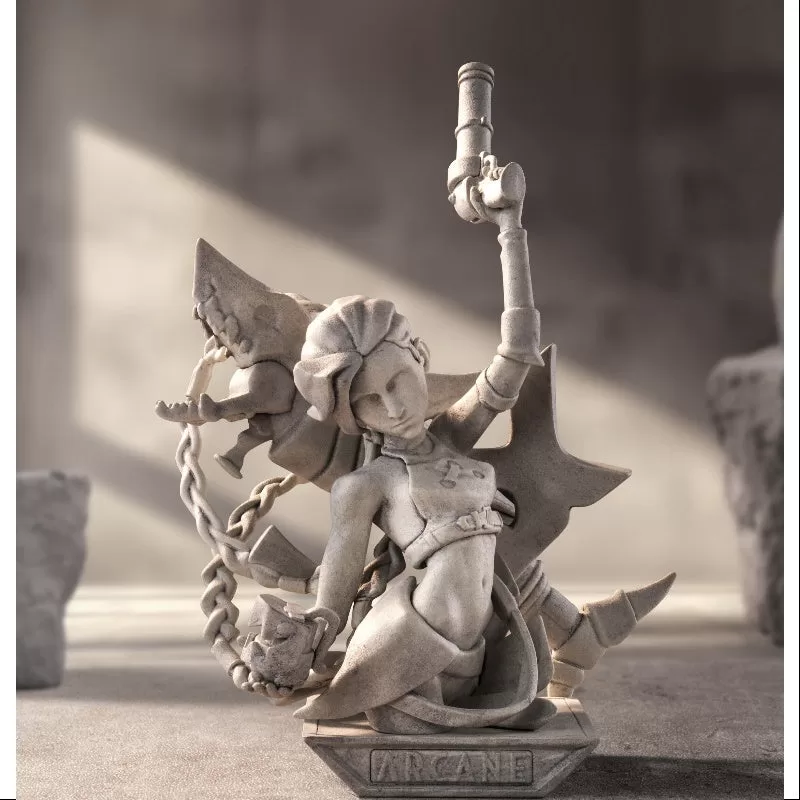 League of Legends Arcane Series Secret Jinx Versión Especial (1/72)